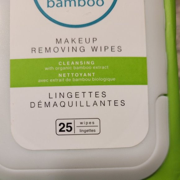 Boo Bamboo SKIN BALANCING BAMBOO MAKEUP REMOVER WIPERS 25x PACK - Picture 9 of 10